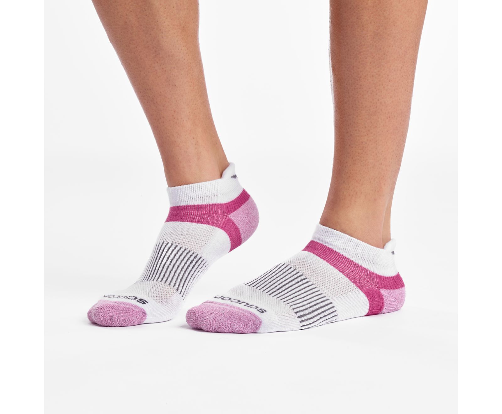 Calcetines Saucony Inferno No Show Tab 3-Pack Niños Blancos | México 792SGLO